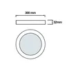 24W LED Aufputz Deckenlampe Panel Deckenleuchte Rund | 2000 Produktbild-Vorschau 3