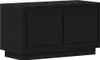 vidaXL Meubles TV, 80 x 35 x 45 cm, noir, imitation chêne, Voir les images du produit 1