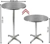 Stehtisch Rund Bistrotisch 60 cm klappbar 2in1 Produktbild-Vorschau 2