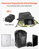 VEVOR Motorradhecktasche Rücksitztasche (30 L) mit Produktbild-Vorschau 3