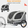 DOGGYHUT Large Fahrradanhänger & Hundebuggy 2 in 1 für Produktbild-Vorschau 4