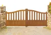 Portail En Bois Ajouree L3m x H1,10/1,30 (sans Voir les images du produit 3