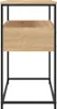 vidaXL Konzolový stolek Sonoma dub 75 x 40 x 75 cm materiál Náhled obrázku produktu 5