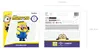 Folienballon „Minion Ron“, gelb-blau, 53 x 79 cm Produktbild-Vorschau 4