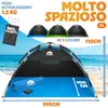 Tenda da spiaggia pieghevole ELONEO con protezione UV 80+, Anteprima dell’immagine prodotto 7