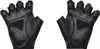 A pair of black fingerless gloves on a white background. Anteprima dell’immagine prodotto