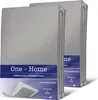2er Pack Winter Spannbettlaken 90x200 - 100x200 cm silber Produktbild-Vorschau 1