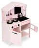Cucina in legno per bambini con forno, fornelli, microonde Anteprima dell’immagine prodotto 3