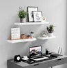 VASAGLE 2er Set Schweberegal, Wandboard, 80 x 20 x 3,8 cm Produktbild-Vorschau 3