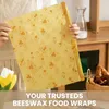 Bienenwachs-Wraps,Bio Wachspapier Wiederverwendbare Produktbild-Vorschau 6