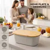 bremermann Brotkasten oval mit Bambus-Deckel, Brotbox mit Produktbild-Vorschau 2