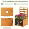 COSTWAY Blumenkasten mit Rankgitter, Pflanzkasten für Produktbild-Vorschau 4