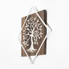 Wallity, Tree v2 - Silver, Wanddeko, Nussbaum, Metall, 54 x Produktbild-Vorschau 5