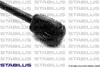 A close-up of a black automotive gas strut connector with many watermarks. Anteprima dell’immagine prodotto
