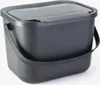 Mini Bini Müllbehälter für Bioabfälle mit Filter, Grau, 6L Produktbild-Vorschau 3