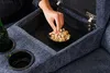 3er Kinosessel HOLLYWOOD dunkelgrau mit Cupholder Produktbild-Vorschau 12