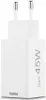 A white Hama GaN 45W charger with two prongs for plugging into a wall socket. Anteprima dell’immagine prodotto