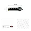 Emblema ufficiale Opel Motorsport in 3D, 38 x 90 mm, nero Anteprima dell’immagine prodotto 3