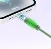 QUALO Transparentes Nylonkabel USB-C – Lightning 1,5 m 2,4A Produktbild-Vorschau 2