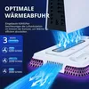 Support vertical pour PS5 avec ventilateur et station de Voir les images du produit 3
