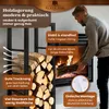 BLACK OAK Kaminholzregal JACK 100×40×25 cm – Metall Produktbild-Vorschau 3