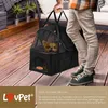 LOVPET® Hundewagen 2in1 Hundebuggy Hundebox Transporttasche Produktbild-Vorschau 5