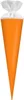 Goldbuch Bastelschultüte mit Filzverschluss Neonorange Produktbild-Vorschau 1