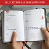 Taschenkalender 2027 A6 Schwarz - 1 Woche 2 Produktbild-Vorschau 3