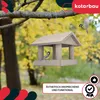 KOTARBAU® Mangeoire à Oiseaux à Suspendre Bois Naturel 26 x Voir les images du produit 4