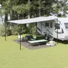 vidaXL Stanový koberec svetlosivý 500 x 300 cm polyetylén Náhľad obrázku produktu 2