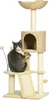 PawHut Katzen Kratzbaum 116 cm Katzenbaum mit Katzenhöhle, Produktbild-Vorschau 1