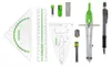 DynaTech Geometrie- und Zirkelset (13-teilig) Etui mit Produktbild-Vorschau 7