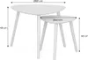 sweeek - 2er Set skandinavische Satztische aus MDF - Natur Produktbild-Vorschau 6