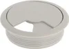 Kabeldose grau ø 60mm Kabeldurchführung rund Kabeldurchlass Produktbild-Vorschau 1