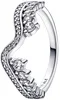 PandoraRing Sparkling Asymmetric Wave 192543C01 Silber 925 Produktbild-Vorschau 1