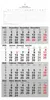 A calendar showing months of 2025 and 2026, with holidays marked. Produktbild-Vorschau