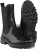 A pair of black leather Chelsea boots with thick soles, shown from a slightly angled side view. Produktbild-Vorschau