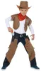Western Cowboy-Kostüm für Jungen braun-weiss M 7-9 Jahre Produktbild-Vorschau 2