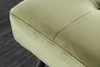 Design Sitzbank BOUTIQUE 100cm grün Samt schwarze Produktbild-Vorschau 4