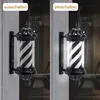 Barbierstab, Stange mit LED, drehbar Stange, Schwarze Weiße Produktbild-Vorschau 7