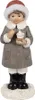 Clayre & Eef Figura Bambino 14 cm Poliresina grigia Anteprima dell’immagine prodotto 1
