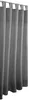 A close-up view of several gray curtains hanging from a rod. Produktbild-Vorschau