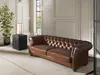 Angel Cerdá 3-Sitzer Chester-Sofa in cognacbraunem Leder Produktbild-Vorschau 6