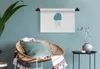 MuchoWow® Wandteppich Wandbehang Qualle - Meer - Blau - Produktbild-Vorschau 5