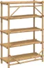 vidaXL Regal mit 5 Böden 100x40x150 cm Bambus Produktbild-Vorschau 6