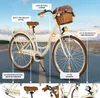 Milord Komfort Fahrrad Mit Weidenkorb Damenfahrrad, 28 Produktbild-Vorschau 2