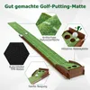 GOPLUS Golf Puttingmatte, Golftrainermatte mit 3 Golfbälle Produktbild-Vorschau 4