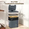 HOMCOM Senzorový odpadkový kôš 15 l Automatický odpadkový Náhľad obrázku produktu 6