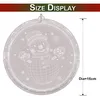 3D Weihnachten Fensterlicht Hängend Warmweiß Produktbild-Vorschau 4