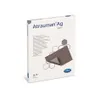 A product box for Atrauman Ag Silver wound dressing, with a sample of the dressing shown. Produktbild-Vorschau